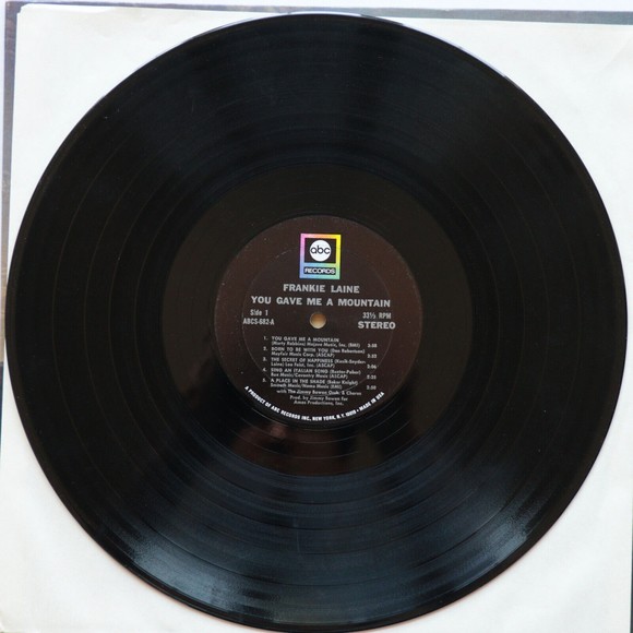 Frankie Laine – You Gave Me A Mountain - 1969 Country - 12" Vinyl LP ABCS-682 VG - Picture 4 of 8